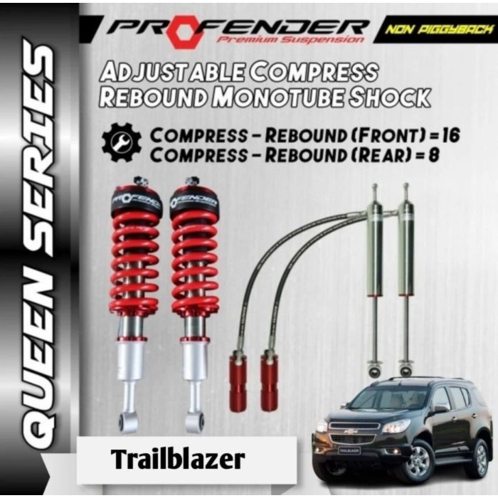 Jual [QUEEN SERIES] Front Only - PROFENDER MONOTUBE 2.0 Trailblazer ...