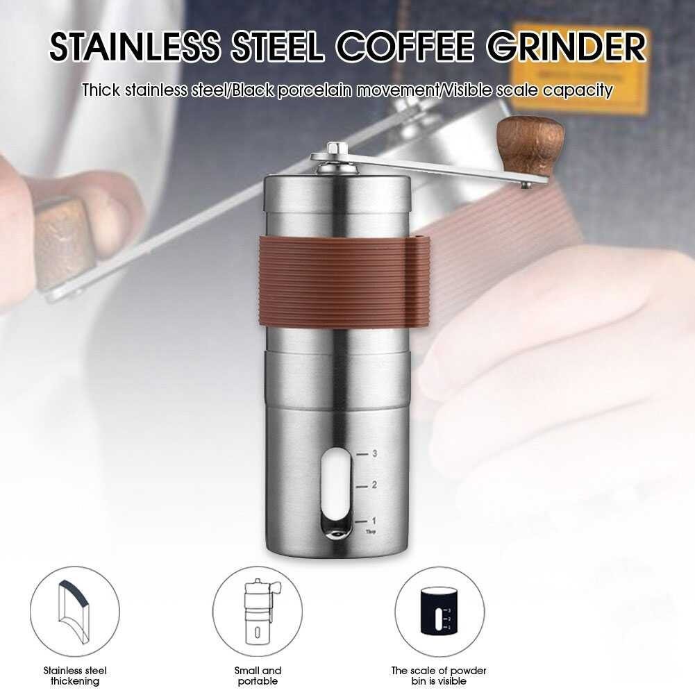 Jual ALOCS Alat Penggiling Kopi Manual Coffee Grinder Adjustable ZX