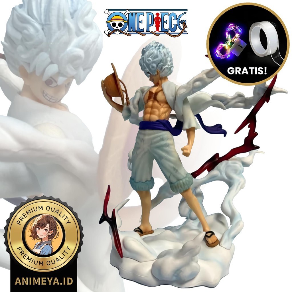 Jual Action Figure Statue One Piece Monkey D. Luffy Gear 5 Nika Berdiri ...