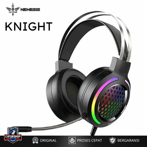 Jual NYK Nemesis Gaming Headset Knight HS-N10 Black(HS-N10BK) | Shopee ...