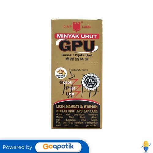 Jual Cap Lang Gpu Minyak Urut Jahe 30 Ml | Shopee Indonesia