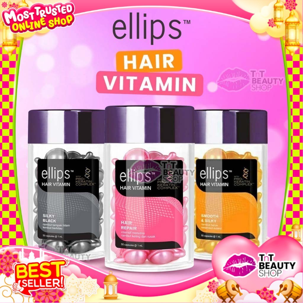 Jual ELIPS HAIR VITAMIN PRO KERATIN COMPLEX Ellips ( ISI 50 BUTIR ...