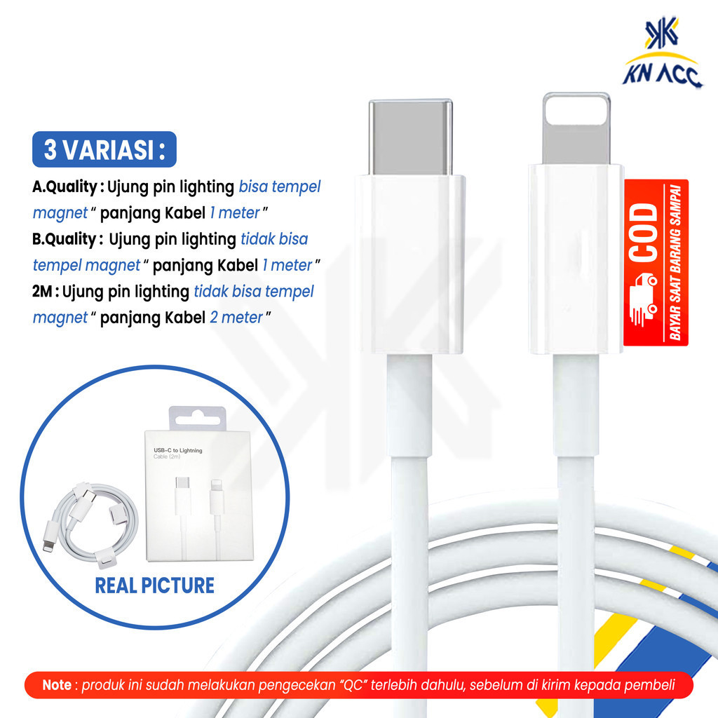 Jual [KN ACC] KABEL DATA CHARGER USB C TO LIGHTING FOR IPHONE 11