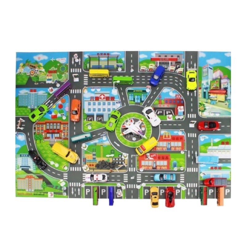 Jual Mainan peta jalan URBAN ROAD MAP mobil mobilan Mainan Peta Jalan ...