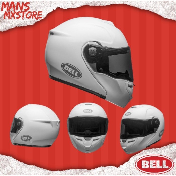 Jual HELM BELL SRT MODULAR GLOSSY WHITE MODULAR HELMET TOURING RIDE