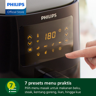 Jual Philips 4.1L Airfryer HD9255/90 LOW WATT Digital - Hitam ...