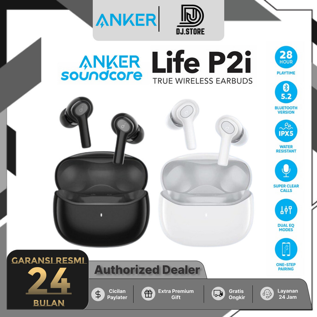 Jual True Wireless Earbuds Anker Soundcore Life P2i - Garansi RESMI ...