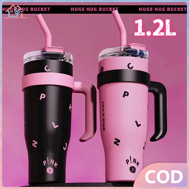 Jual 【COD】Thermos Portable Car Cup Vacuum Stainless 1200ml Tumbler ...