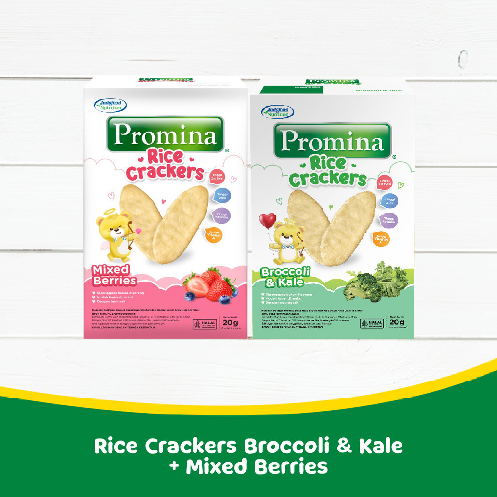 Jual Promina Rice Crackers All Variant 20 g x 2 pcs | Shopee Indonesia