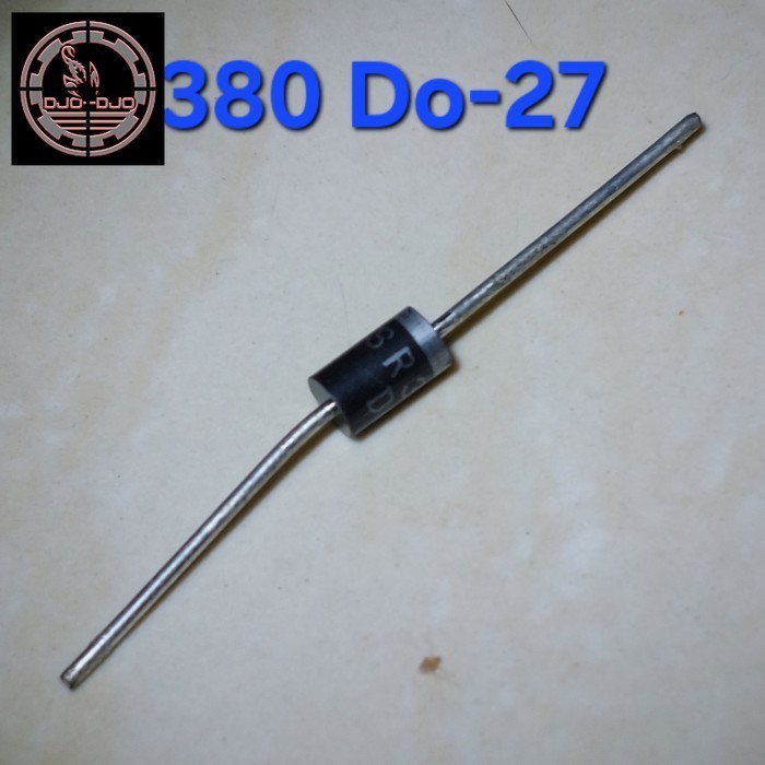 Jual SR380 SR 380 Do-27 Dioda 3A 80V SR380L Schottky Barrier Diode ...