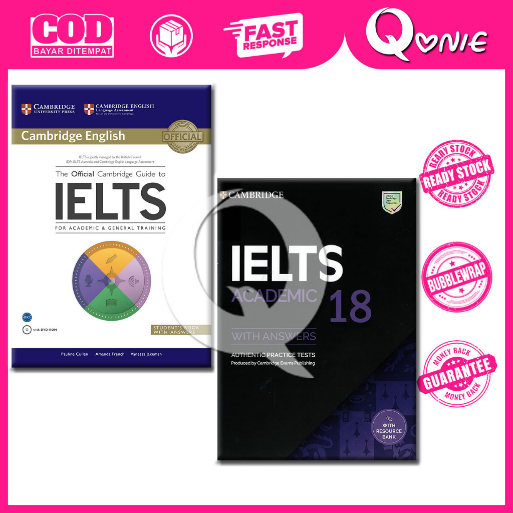 Jual BUKU IELTS 15-18 & GUIDE WITH AUDIO | Shopee Indonesia