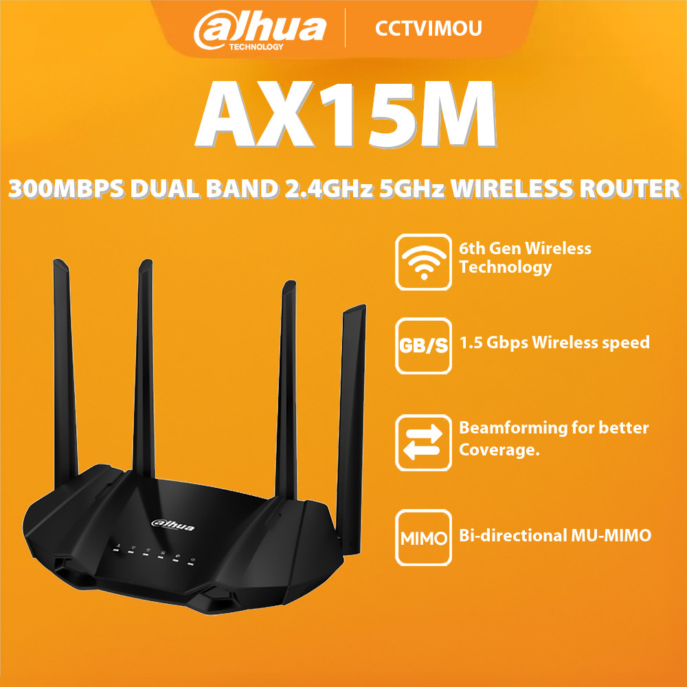 Jual DAHUA AX15M 300MBPS DUAL BAND 2.4GHZ 5GHZ BEAMFORMING WIRELESS ...