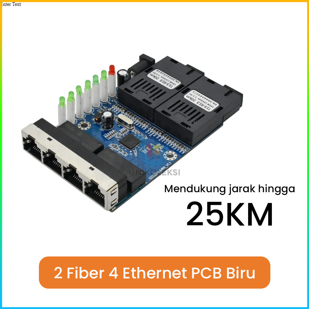 Jual media Converter 2 port fiber optic singel mode A dan B - 4 port ...