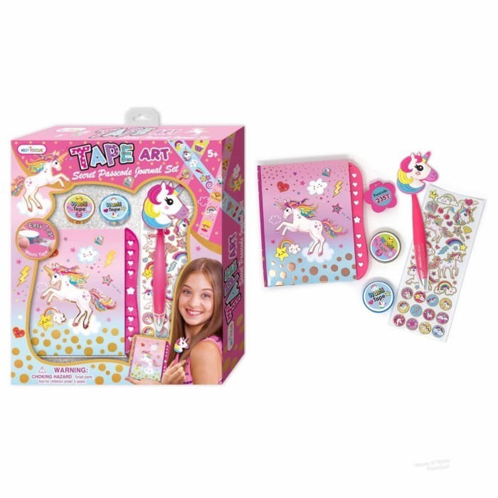 Jual TAPE ART SECRET PASSCODE JOURNAL SET DIARY LOCK SET Shopee