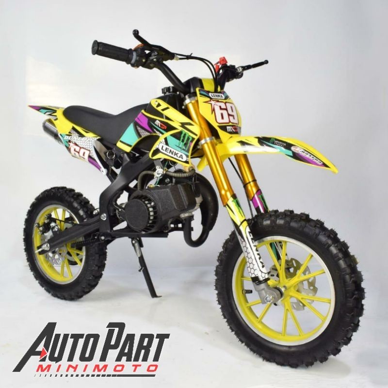 Jual Motor Mini Trail LENKA MC69 Trail Mini 50cc 2T Mesin Tarik ...