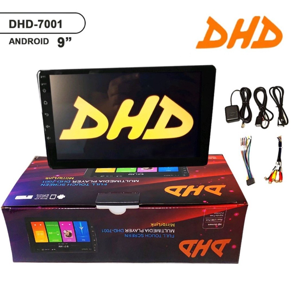 Jual 2 din Head Unit Android 9 inch DHD 7001 Double Din Bluetooth GPS ...