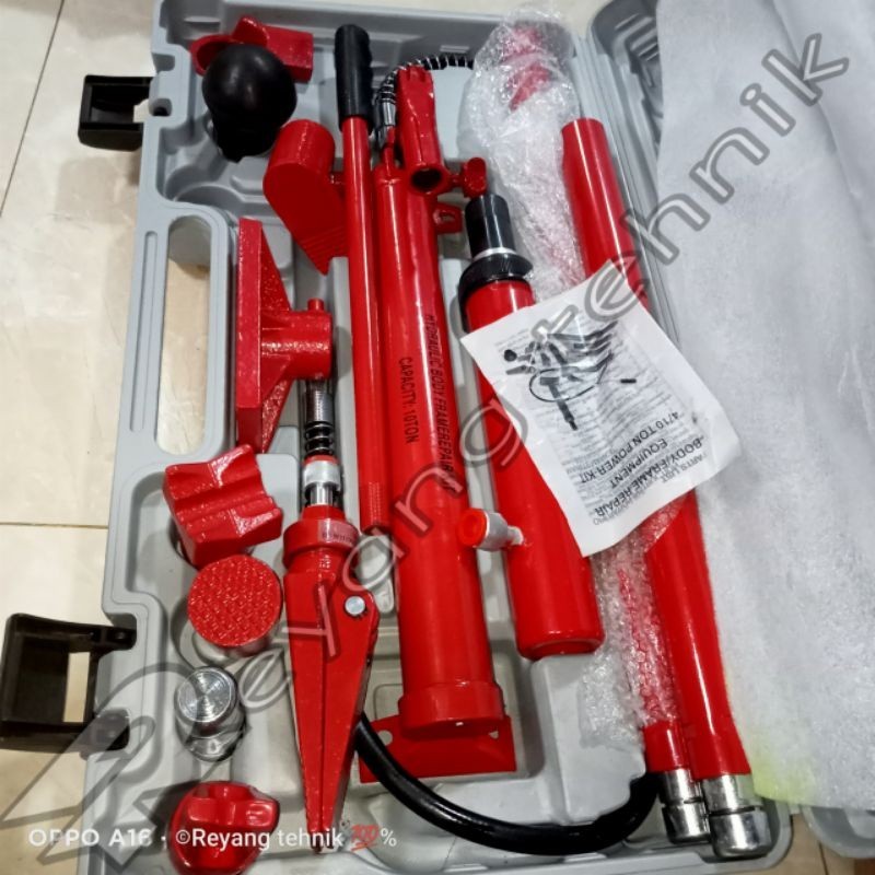 Jual HYDRAULIC BODY FRAME REPAIR KIT 10 Ton Alat Dongkrak Perbaikan ...