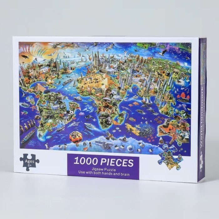Jual Jigsaw Puzzle 1000 Keping / Pcs (Landmark Tempat Wisata Dunia ...