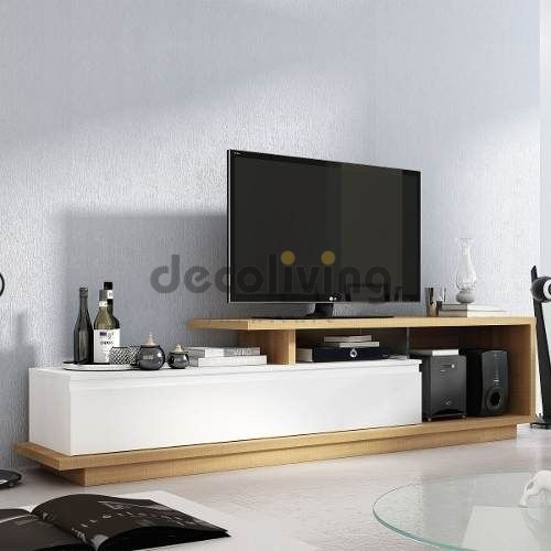 Jual Meja Tv /Minimalis Modern Non Rakitan P 200 Cm T 50 Lebar 40 ...