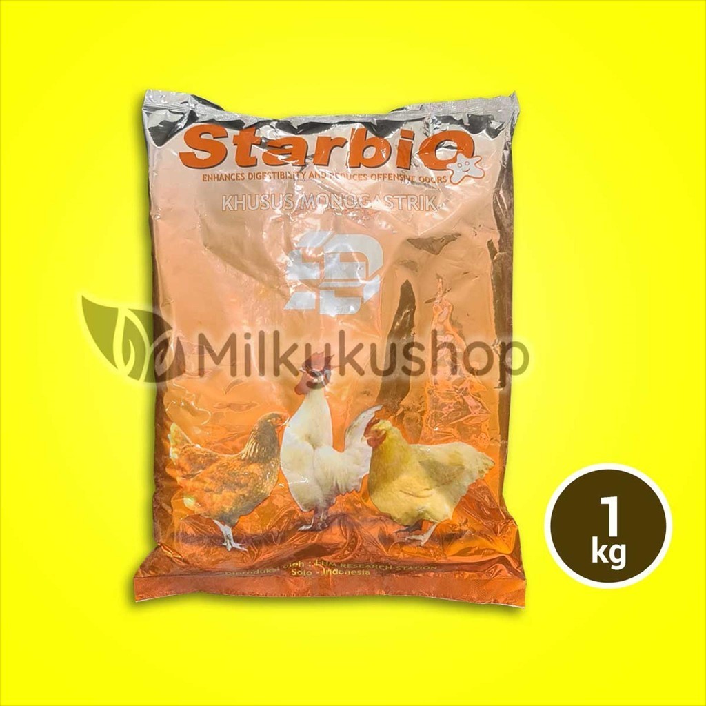 Jual STARBIO MONOGASTRIK AYAM 1 KG PROBIOTIK UNGGAS TERNAK | Shopee ...