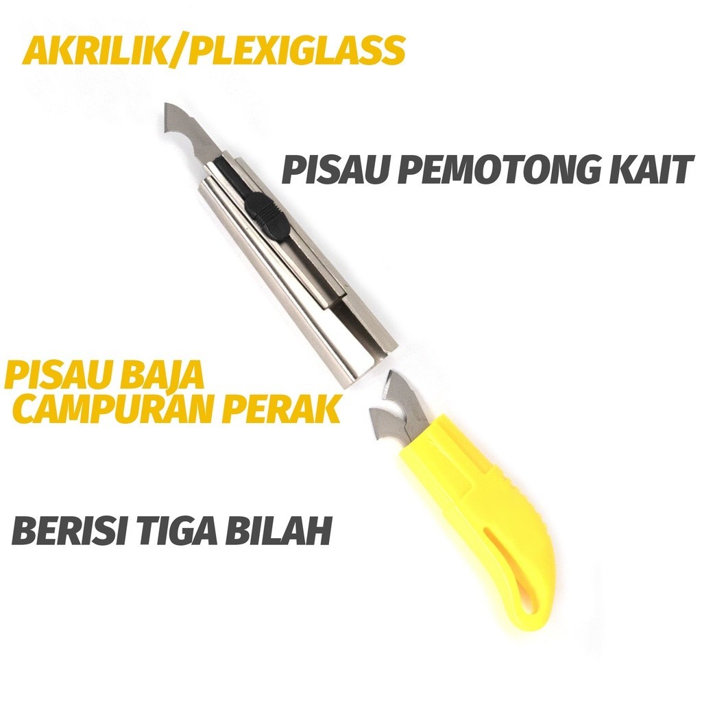 Jual Dengan 2 pcs mata pisau cadangan/Pisau akrilik/PISAU CUTTER ...