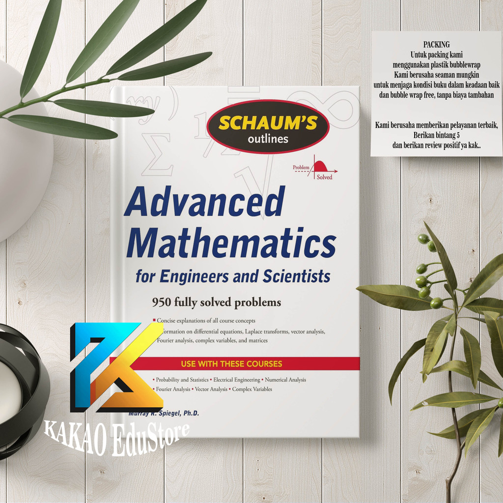 Jual Schaum's Outline of Advanced Mathematics for Engineers and ...