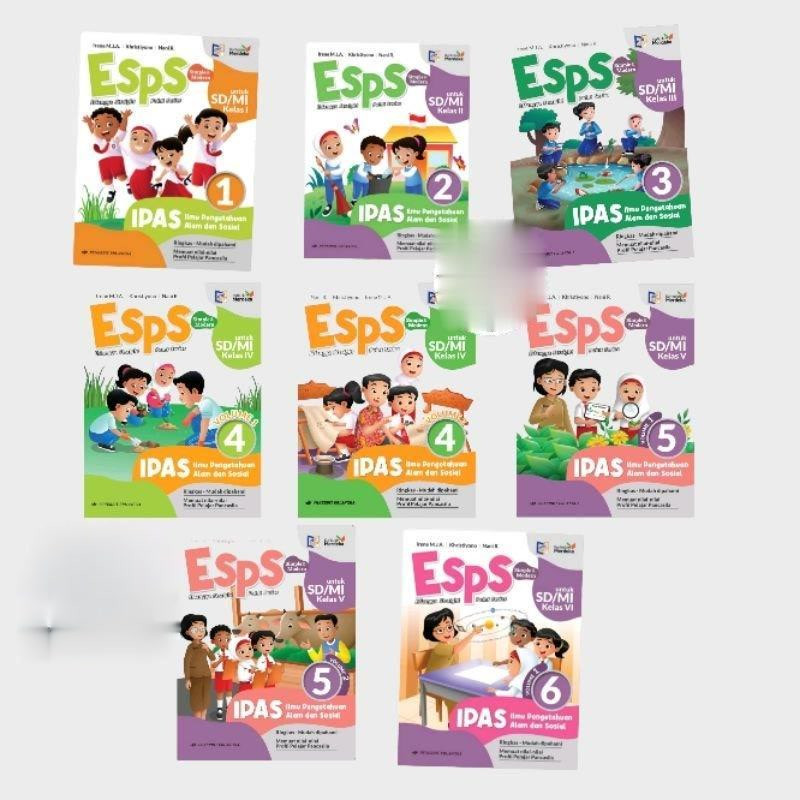 Jual ESPS IPAS SD MI Kelas 1 2 3 4 5 6 Volume 1 2 Kurikulum Merdeka ...