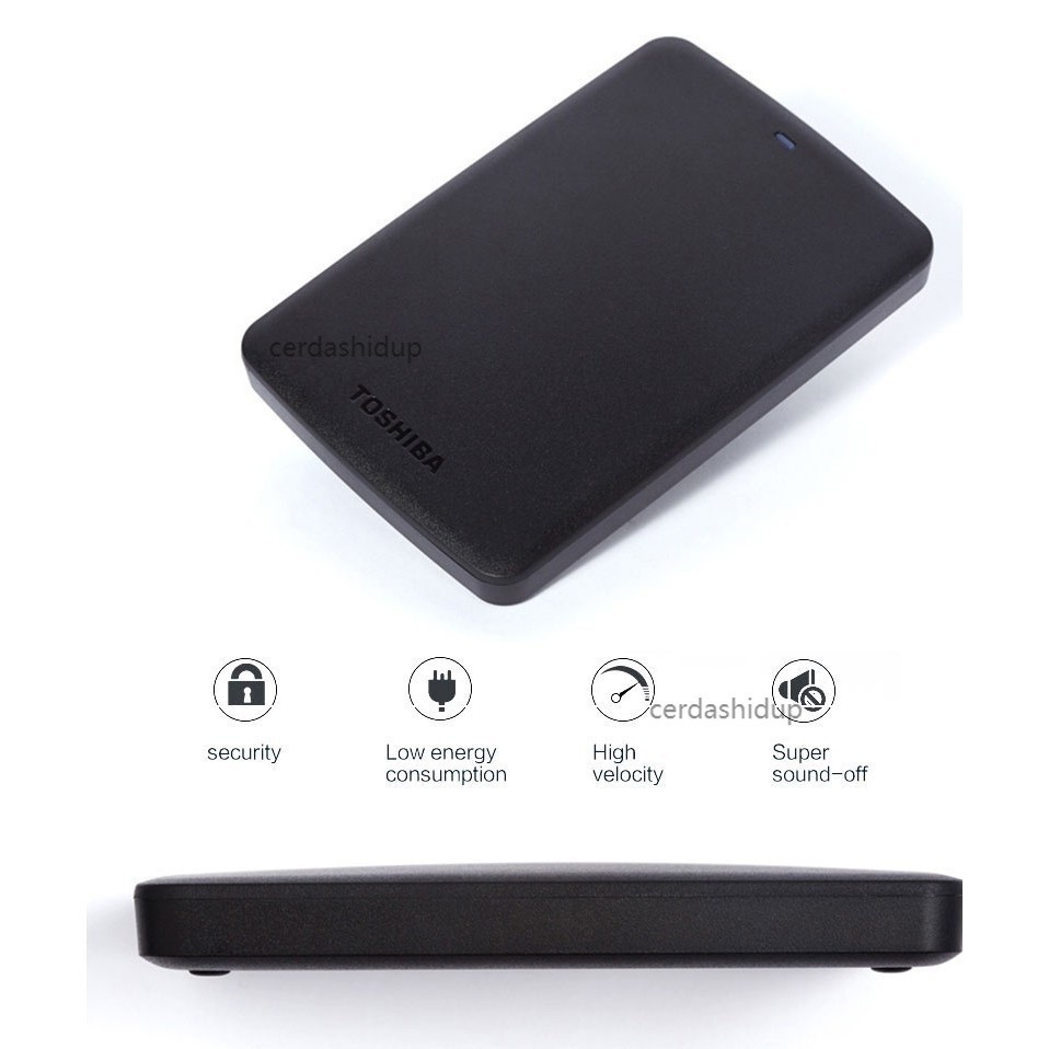 Jual Toshiba Canvio Basic 2TB HD Hardisk Eksternal / HDD External USB 3 ...