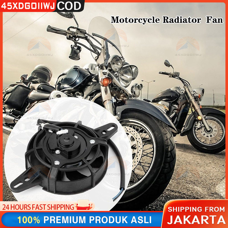 Jual Carstorm Motorcycle Radiator Fan Kipas Radiator DC 12V 12cm Trail ...