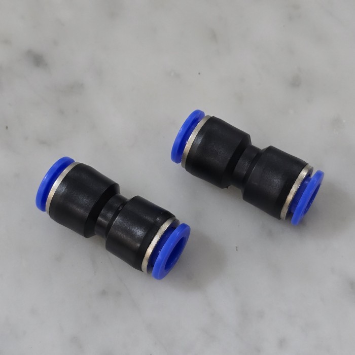 Jual Konektor Fitting Slip Lock Straight Joiner 10 mm Pneumatic PU10 ...