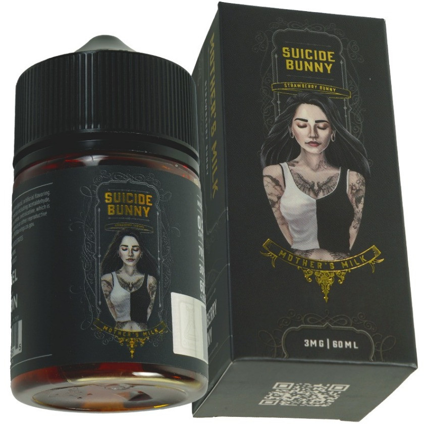 Jual Suicide Bunny Mothers Milk 60ML Freebase 3MG 6MG Liquid Vape USA ...