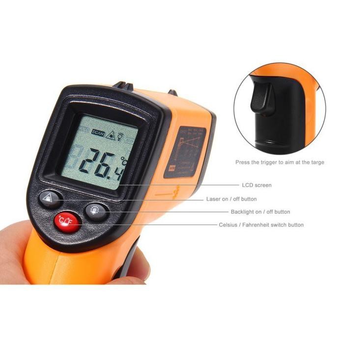 Jual G7 Termometer Thermometer Thermogun Taffware Industrial Laser ...