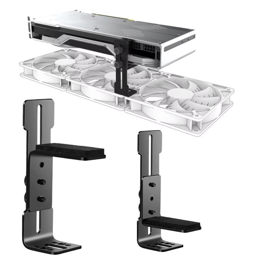 Jual Chassis 12cm Fan Position Graphics Card Holder Sliding Adjustable ...