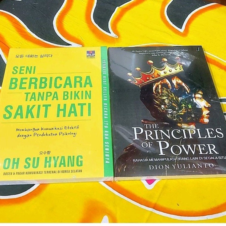 Jual Paket 2 Buku Seni Berbicara Tanpa Bikin Sakit Hati The Principles