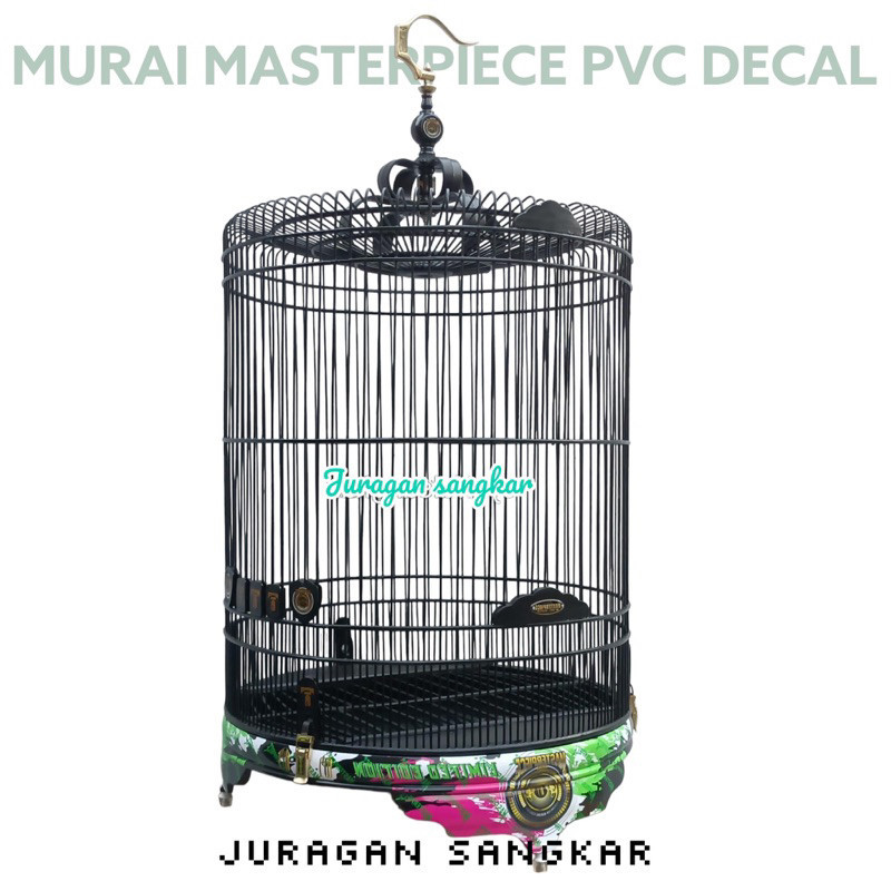 Jual SANGKAR KANDANG MURAI PVC MASTERPIECE NO 2 DM 58CM | Shopee Indonesia