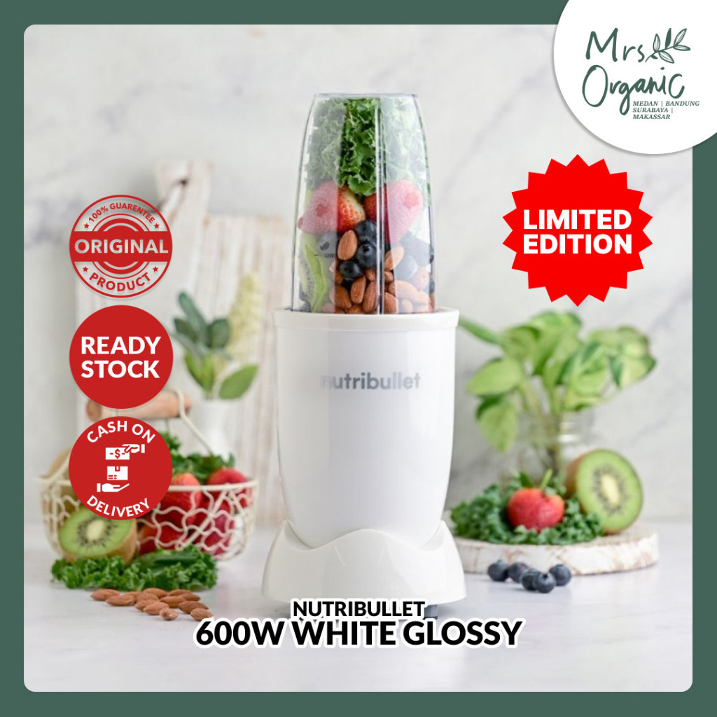 Jual Blender Nutribullet 600W White Glossy Juicer Extractor Buah
