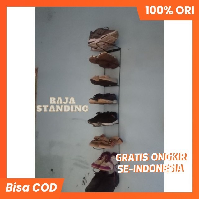 Jual RAK SEPATU MODEL BARU -tempat penyimpanan sepatu/sandal tempel