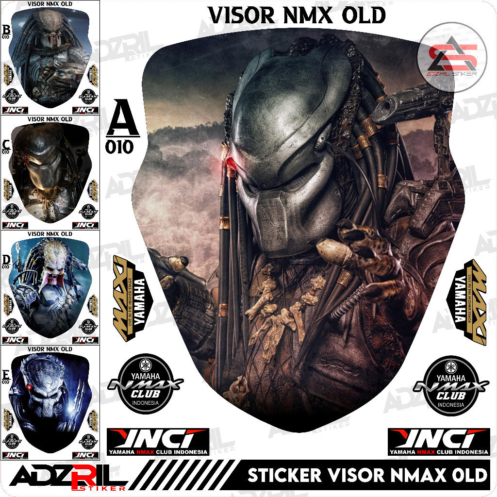 Jual Stiker visor Winshield yamaha Nmax Old 155 2015-2019 predator (010 ...