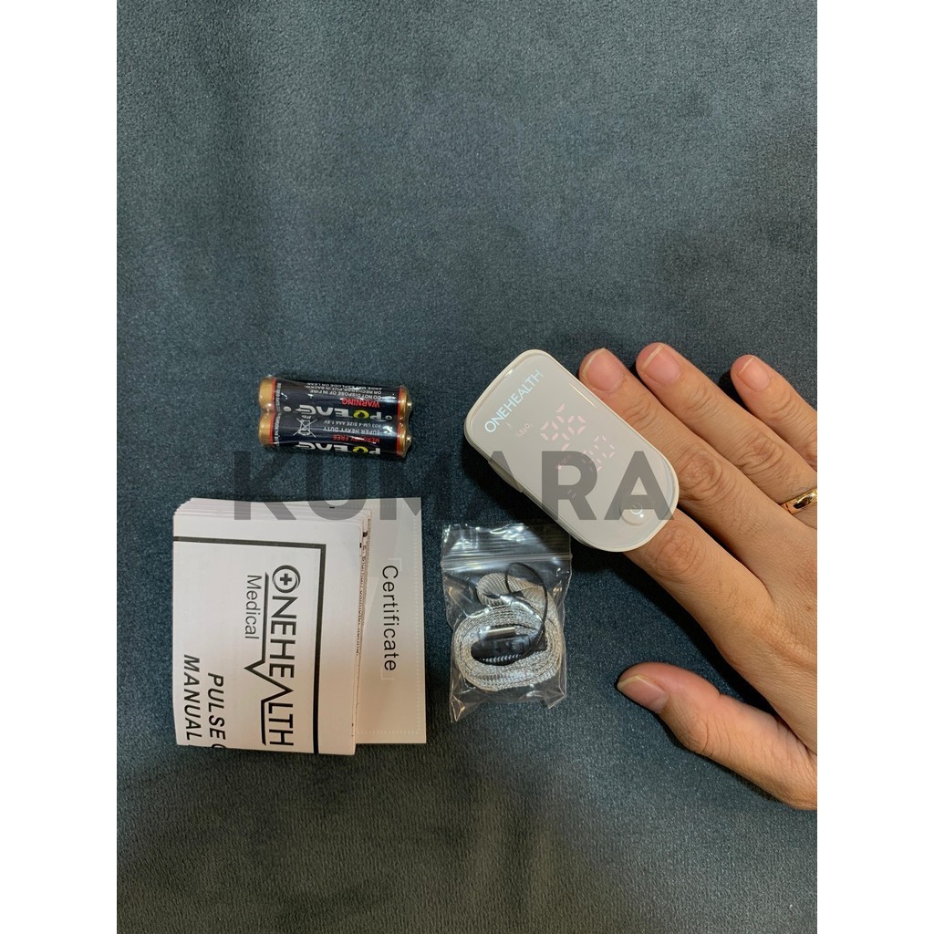 Jual One Health Pulse Oximeter Digital OH-10F / Saturasi Oksigen SpO2 ...