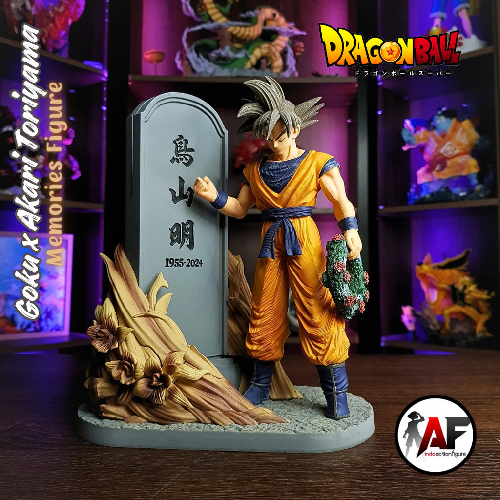 Figurine Son Goku Dragon Ball Super Saiyan - Hommage Akira Toriyama - 24cm PVC - Neuf 2024