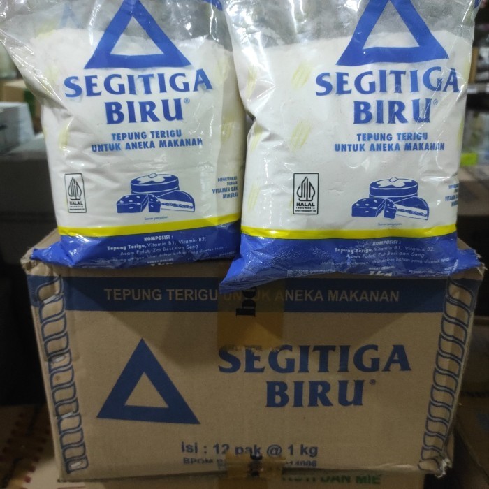 Jual Tepung Terigu Econopack Segitiga Biru 12kg | Shopee Indonesia