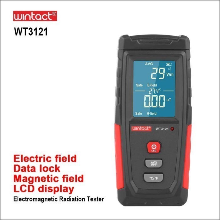 Jual Alat Ukur Deteksi Radiasi Elektromagnetik Portable Rechargeable