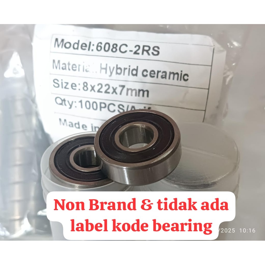 Jual Bearing Laker 608 608C 2RS Hub Freehub Sepeda Bike Hybrid Ceramic ...