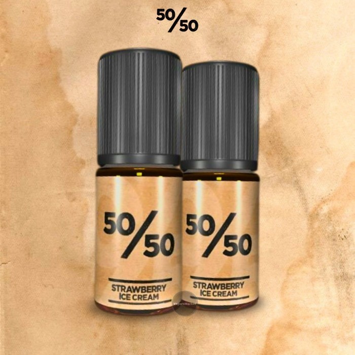 Jual 50/50 Strawberry Ice Cream Salt Nic 30mL by Fifty Fifty Juice x ...