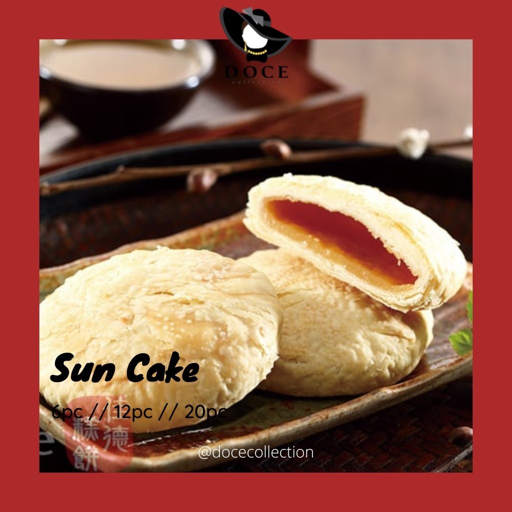 Jual Chiate Chia Te Taiwan Sun Cakes isi 6 Kue Roti Cemilan Khas ...