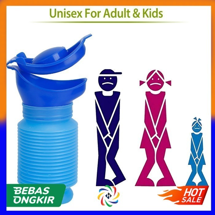 Jual Botol Tempat Pipis Foldable Travel Pee Bottle 750 ml | Shopee ...