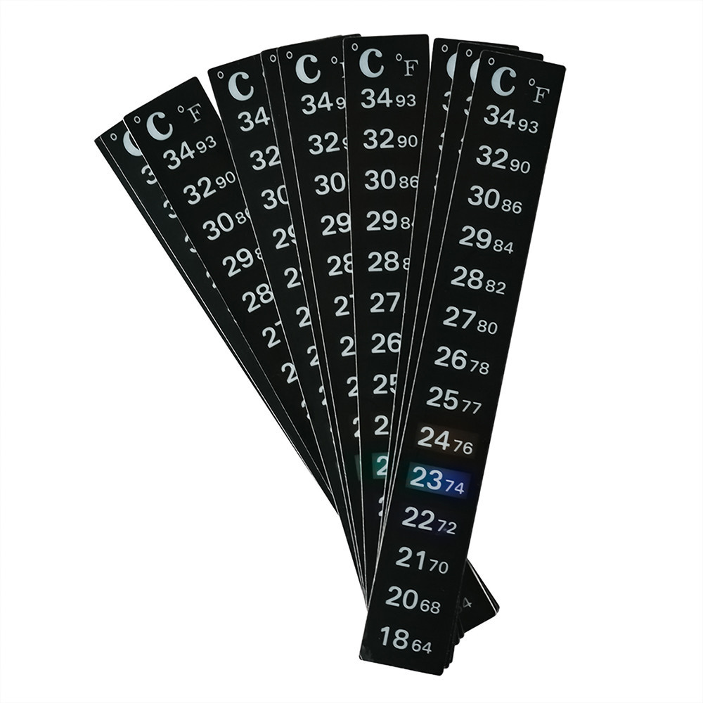 Jual Aquarium Fish Tank Brewing Thermometer Strip Adhesive Thermometer ...