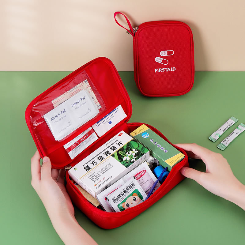 Jual [HARU] Portable First Aid Pouch Tempat Kotak Obat Bag Organizer ...