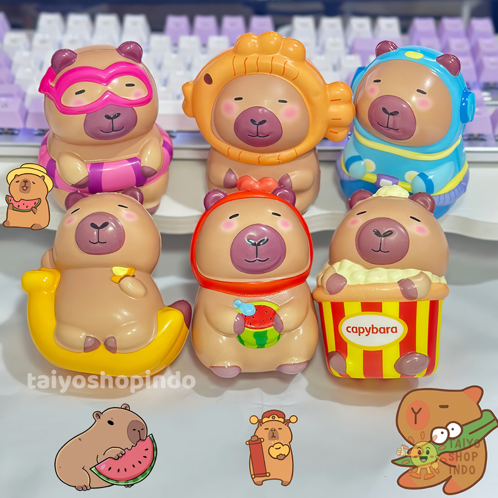 Jual TAIYO Squishy Slow Capybara Snack Kapibara Squeeze Pencet Elastis ...
