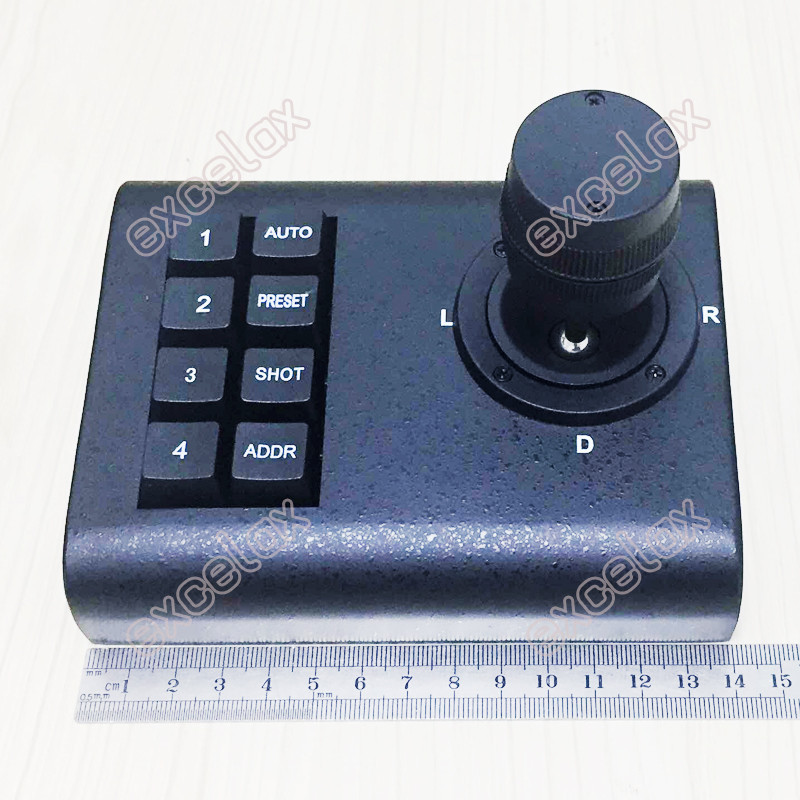 Jual 3-Axis Joystick Mini Handheld Vehicle PTZ CCTV Keyboard Controller ...